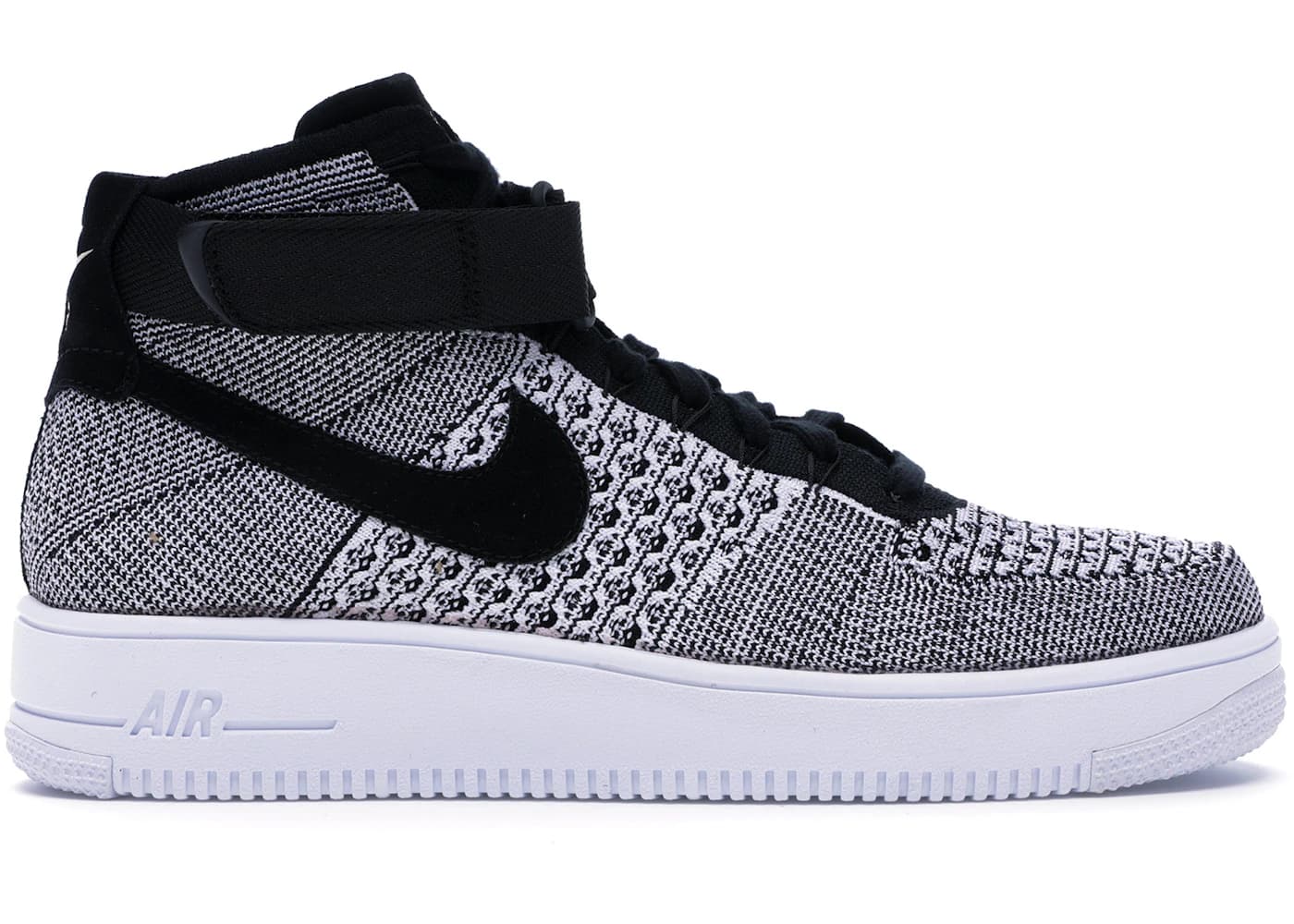 Nike Af1 Ultra Flyknit Mid Black/Black-White