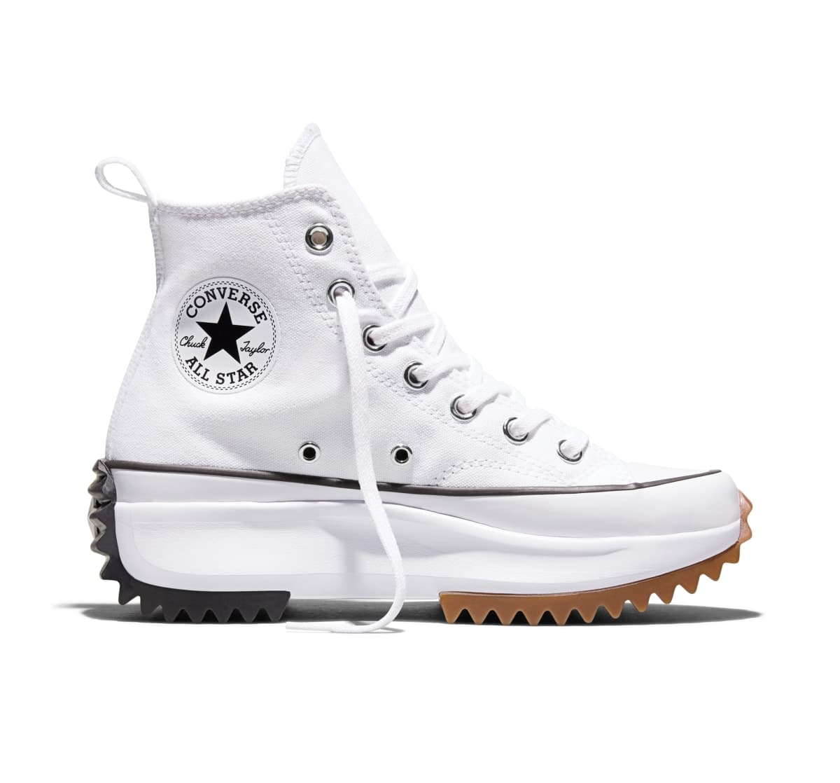Converse Run Star Hike Platform Canvas "White / Black / Gum"