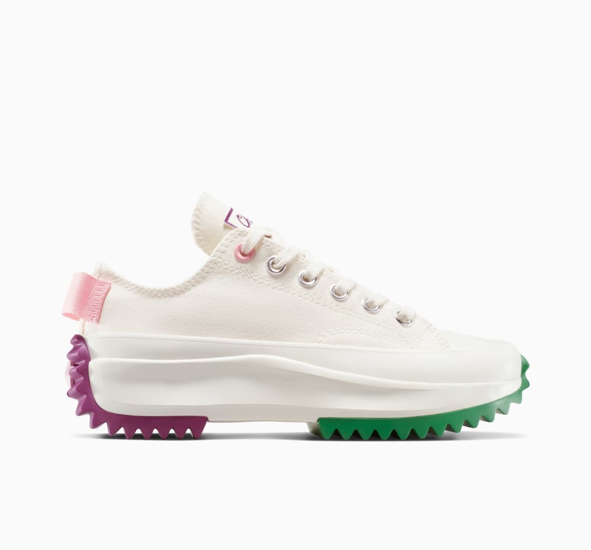 Converse Run Star Hike Platform Color Pop "Egret / Pink / Green"