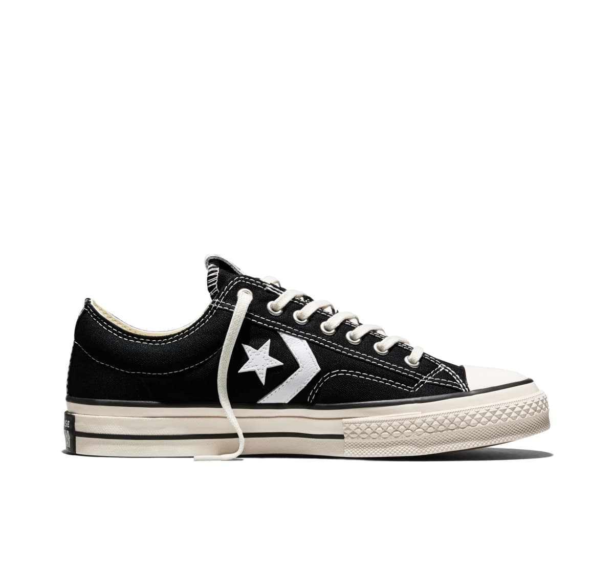 Converse Star Player 76 Premium Canvas "Black / Vintage White / Black"