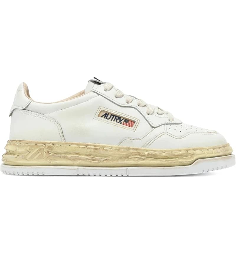 Autry Medalist Low Super Vintage Maison Mihara Yasuhiro General Scale White (Women's)