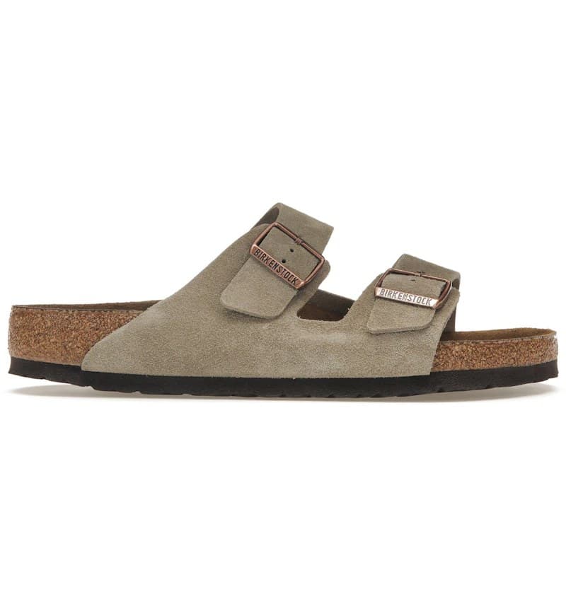 Birkenstock Arizona Soft Footbed Suede Taupe
