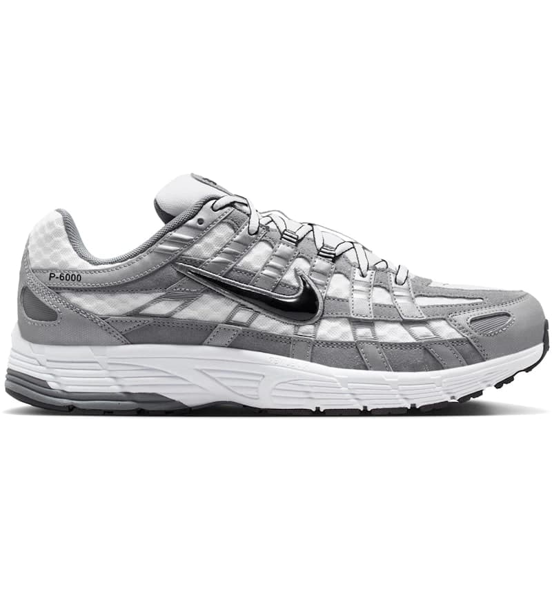 Nike P-6000 White Metallic Cool Grey Black
