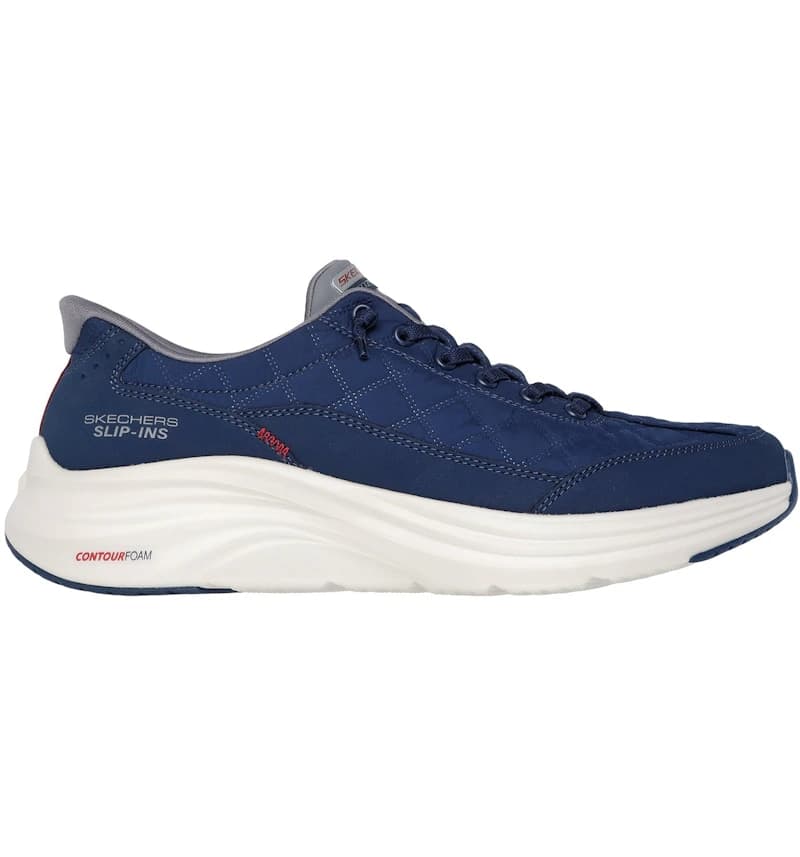 Skechers Slip-ins Contour Foam Cozy Fit Navy Grey