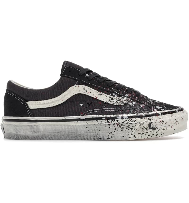 Vans Premium Old Skool 36 Paint Splatter Charcoal Grey