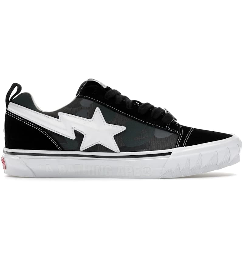 Vans Knu Skool Bape Camo Black