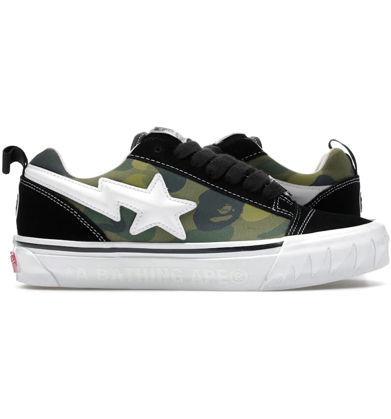 Vans Knu Skool Bape Camo Green