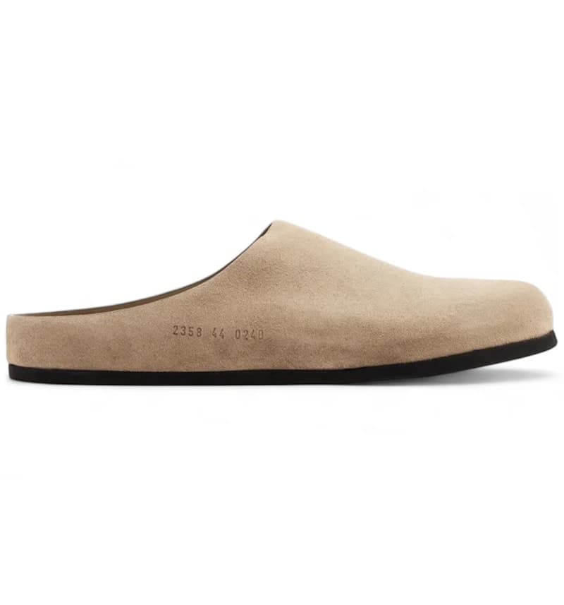 Common Projects Clog Taupe Suede