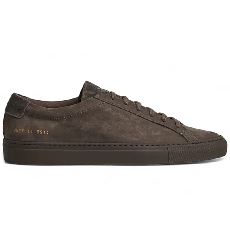 Common Projects Original Achilles Nubuck Charcoal